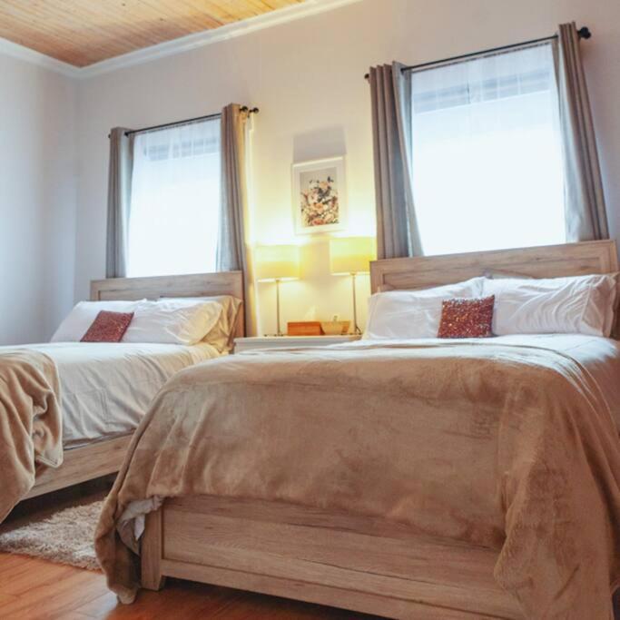 Large Upstairs Flat In Downtown Century Building Apartment Belleville Bagian luar foto